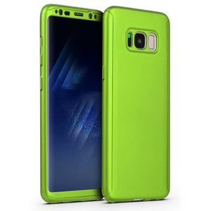 360 Full Cover Protective Ultra Thin Hard PC Body Protection For Samsung+Free Soft film