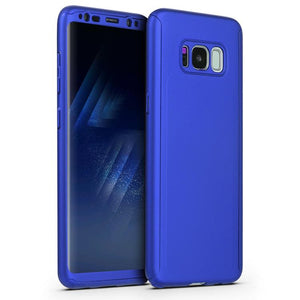 360 Full Cover Protective Ultra Thin Hard PC Body Protection For Samsung+Free Soft film